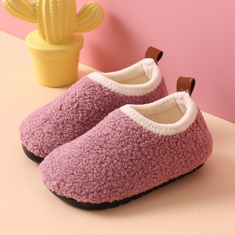 Women’s Winter Plush Indoor Slippers – Warm Anti-Slip Cozy Home Shoes for Cold Canadian Weather