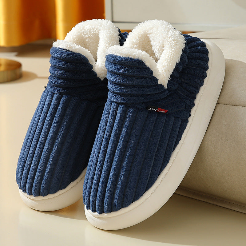 Women’s Winter Plush Indoor Slippers – Warm Cozy House Shoes for Cold Canadian Winters