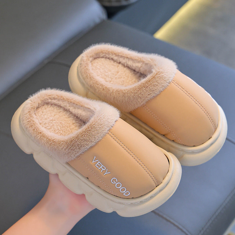 Kids' Winter Warm Indoor Slippers – Anti-Slip Cozy EVA Home Shoes for Cold Canadian Weather