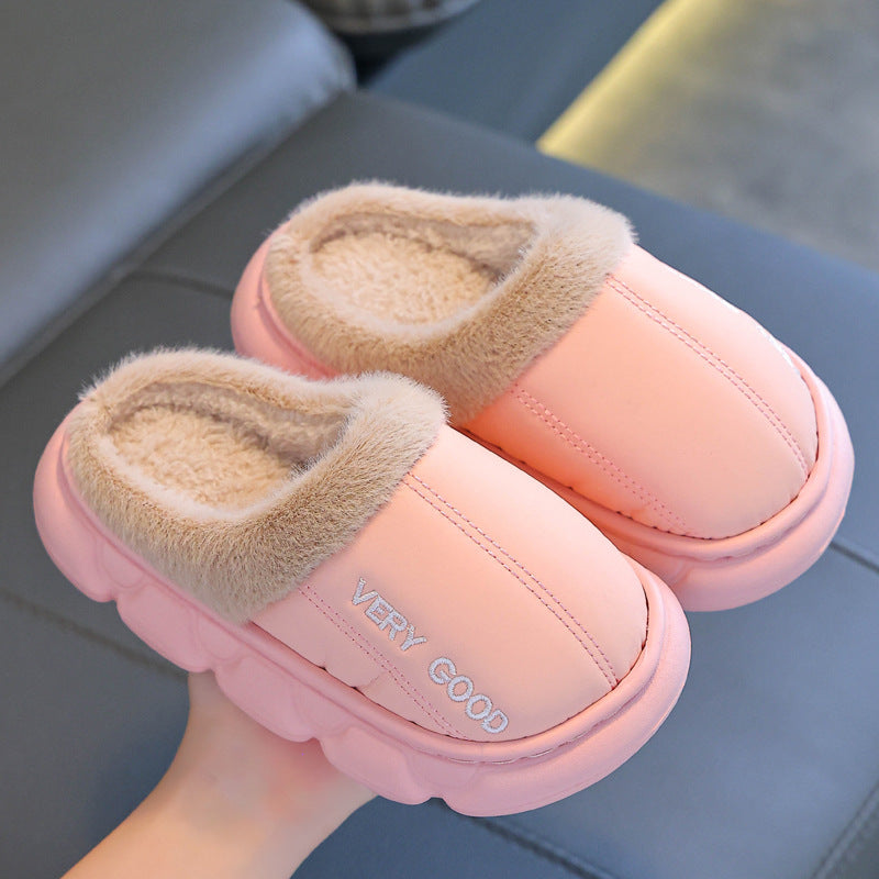 Kids' Winter Warm Indoor Slippers – Anti-Slip Cozy EVA Home Shoes for Cold Canadian Weather