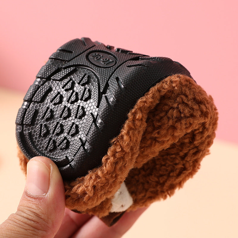 Women’s Winter Plush Indoor Slippers – Warm Anti-Slip Cozy Home Shoes for Cold Canadian Weather