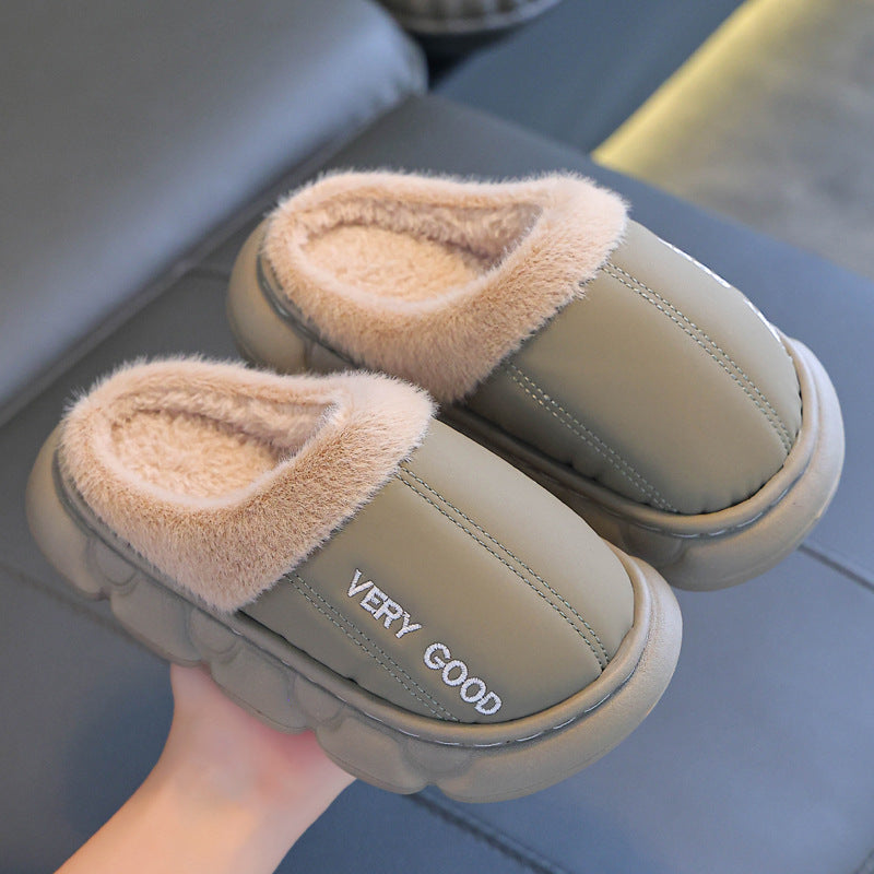 Kids' Winter Warm Indoor Slippers – Anti-Slip Cozy EVA Home Shoes for Cold Canadian Weather