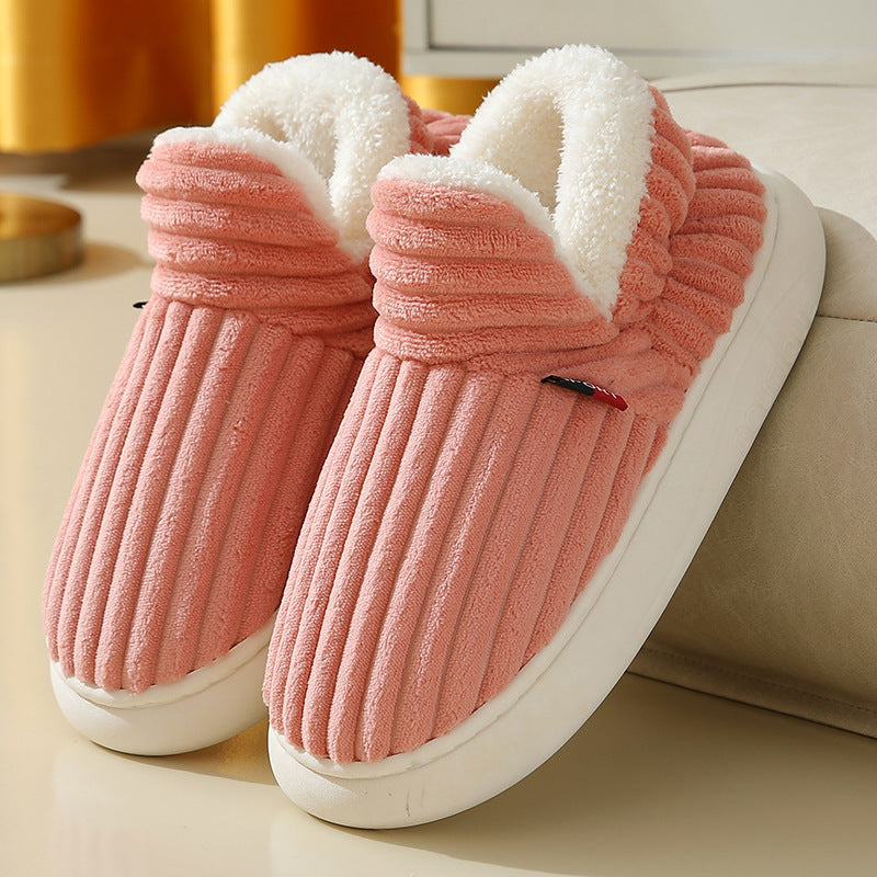 Women’s Winter Plush Indoor Slippers – Warm Cozy House Shoes for Cold Canadian Winters