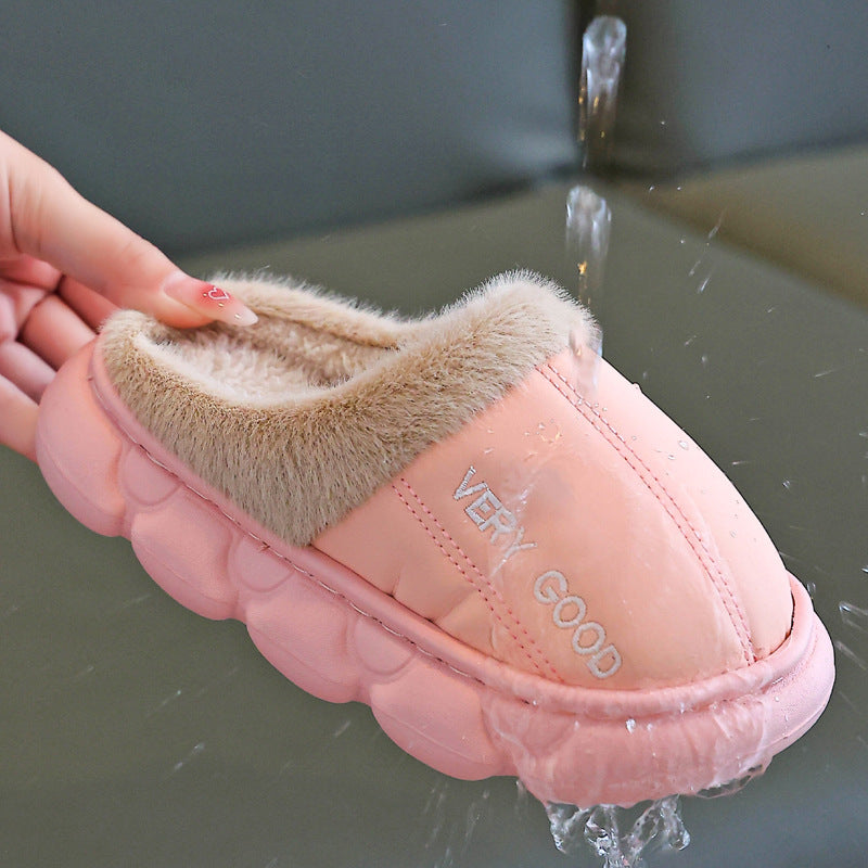 Kids' Winter Warm Indoor Slippers – Anti-Slip Cozy EVA Home Shoes for Cold Canadian Weather