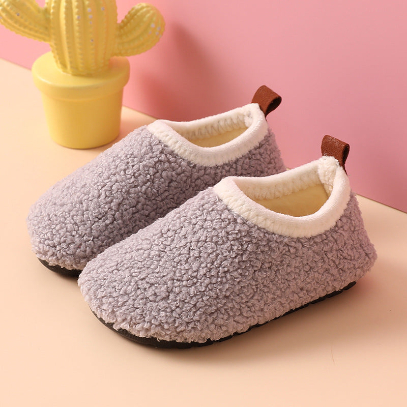 Women’s Winter Plush Indoor Slippers – Warm Anti-Slip Cozy Home Shoes for Cold Canadian Weather