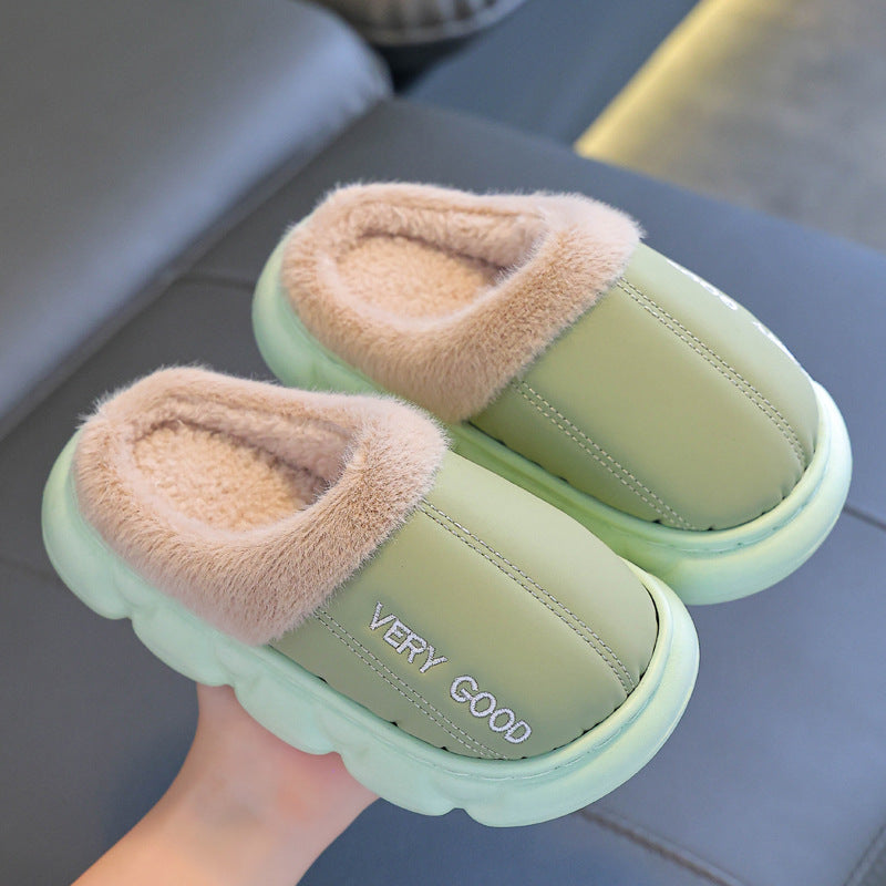 Kids' Winter Warm Indoor Slippers – Anti-Slip Cozy EVA Home Shoes for Cold Canadian Weather