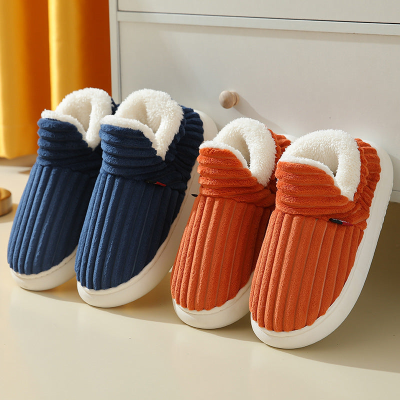 Women’s Winter Plush Indoor Slippers – Warm Cozy House Shoes for Cold Canadian Winters